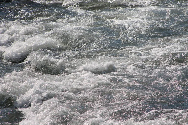 Dağ Nehri Mzymta Sep 2019 — Stok fotoğraf