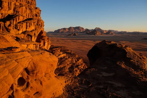Wadi rum çöl manzarası