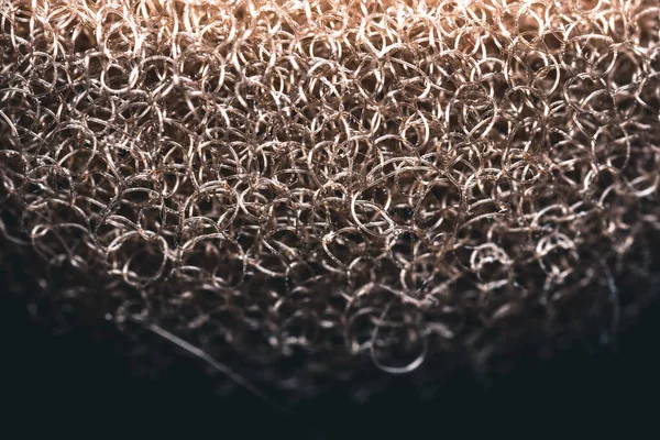 Kahverengi çörek makinesinin soyut yakın çekimi