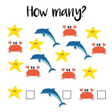 Ne kadar itiraz. Okul öncesi etkinlik sayımı. Yazdırılabilir çalışma kağıdı. Çocuklar, yeni yürümeye başlayanlar ve anaokulu çağındaki çocuklar için eğitici bir oyun. Matematik ödevi. Matematik, sayılar öğreniliyor. Toplama görevleri