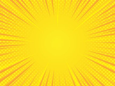 soyut sarı çizgi roman arkaplanı