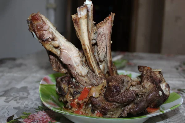 맛있는 요리하 양고기 2019 — 스톡 사진