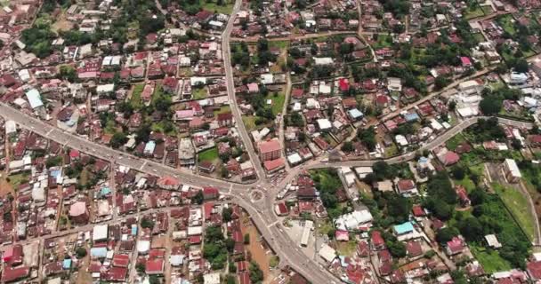 Freetown Sierra Leone Deki Cadde Üstü — Stok video