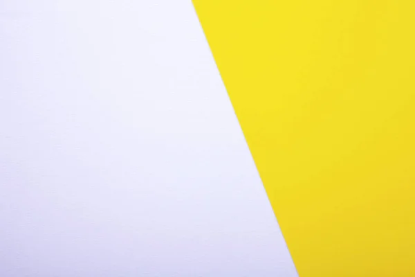 Textura Papel Blanco Amarillo Como Fondo Vista Superior — Foto de Stock