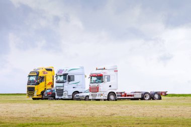 Skutech, Çek Cumhuriyeti, 26 Haziran 2020: Kamyon Fuarı. Çek Cumhuriyeti 'nde Ulaştırma Festivali.