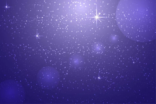Sfondo blu con palloncini luminosi nuovo anno Natale Wallpaper biglietto di auguri sfilata di pianeti — Foto Stock