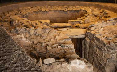 Millenary and prehistoric cemetery in ruins located in the southwest of Spain, where the deceased were buried