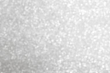 Gümüş bokeh arka plan, ufuk glitter