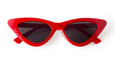 Cat eye sunglasses isolated on white clipart