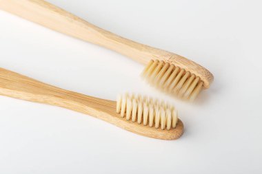 Bambu diş fırçası closeup