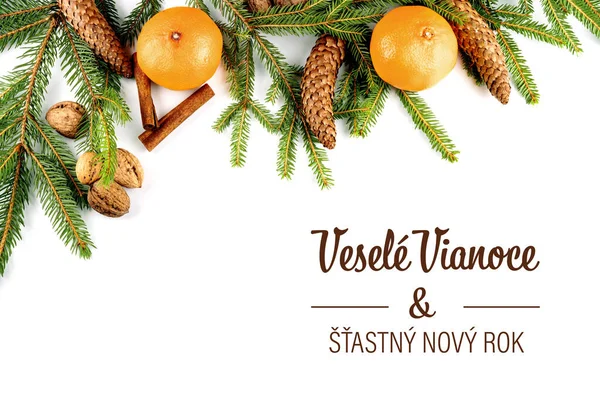 Vesele Vianoce durgun Novy Rok, Noel kartı
