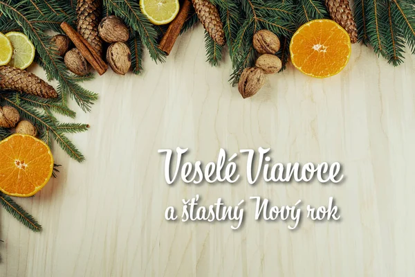 Vesele Vianoce durgun Novy Rok, Noel kartı