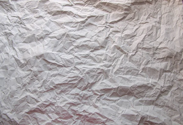 Gray Background Crumpled Paper Fills Entire Sheet — Stock Photo, Image