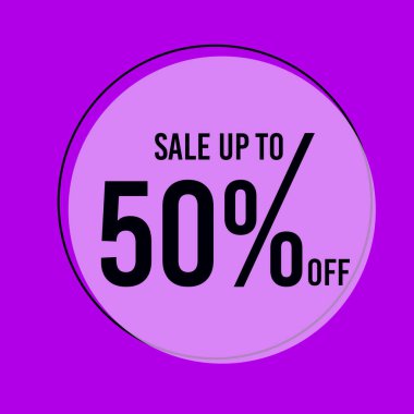 Satış afişleri. İndirimli broşürler. 50 'ye yükseldi, özel fiyatlı vektör etiketleri. İllüstrasyon indirimi, indirimi ve fiyat teklifi.