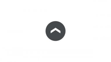 Hikaye tasarımı için beyaz arkaplanda izole edilmiş simgeyi aç. 4k video.