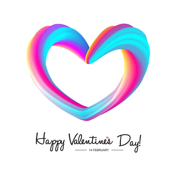 Tarjeta Felicitación Fondo Del Día San Valentín — Vector de stock