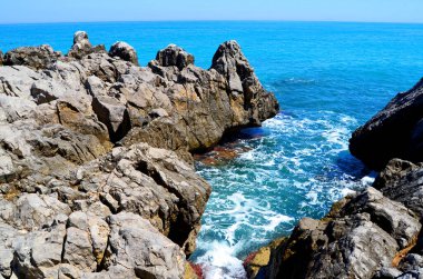 Eski Cefalu plajı, Sicilya adası, Palermo ili, İtalya