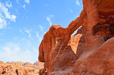 Petra 'ya, Ürdün' e, Ortadoğu 'ya.