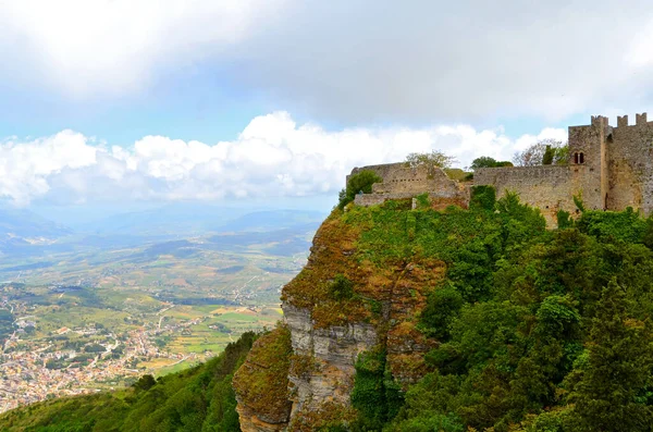 Castello Venere Ericach Wyspa Sycylia Włoszech — Zdjęcie stockowe