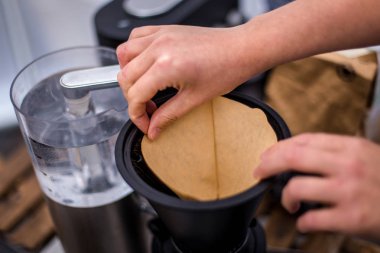 makineden kahve hazırlanması