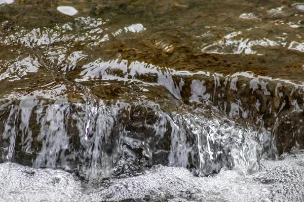 Cascada Con Agua Clara Naturaleza —  Fotos de Stock