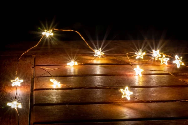 Sprookjes Voor Kerstmis Als Verlichte Decoratie Voor Kerstboom Als Feestelijke — Stockfoto