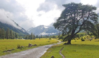 Karachay 'sız Cumhuriyet. Ana Kafkas Bölgesi Bölgesi.