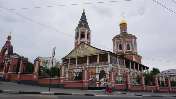 Helyszín Oroszország Saratov Város Csodálatos Ősi Építészet Régi Téglaépületek Elhagyott — Stock Fotó