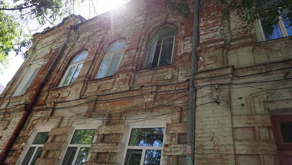 Ubicazione Russia Saratov Una Città Sorprendente Architettura Antica Vecchi Edifici — Foto Stock