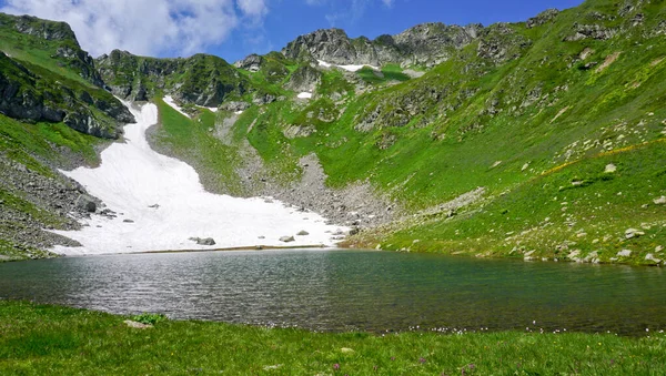 Highlands Karachay Cherkess Republic Úžasně Krásná Horská Jezera Rokle Horské — Stock fotografie