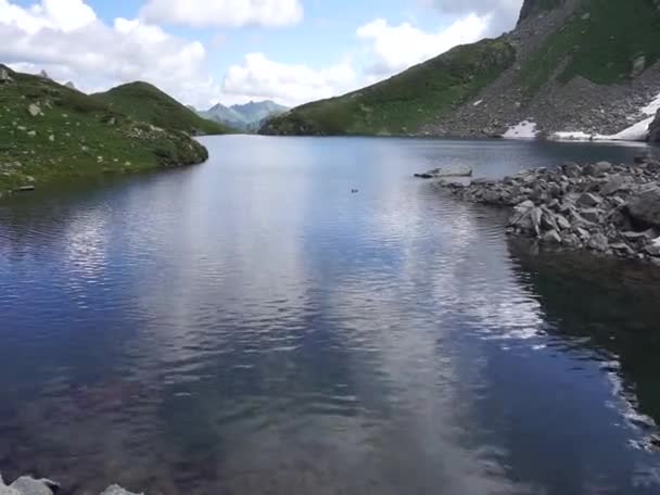 Highlands Karachay Cherkess Republic Des Lacs Montagne Incroyablement Beaux Des — Video