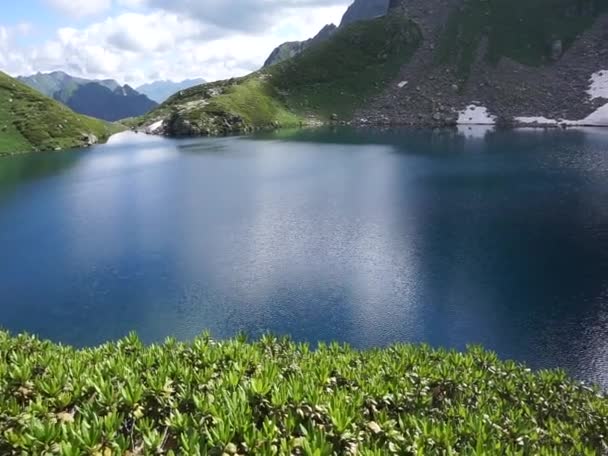 Highlands Karachay Cherkess Republic Des Lacs Montagne Incroyablement Beaux Des — Video