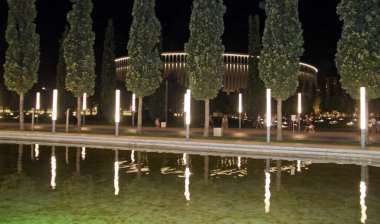 Rusya, Krasnodar Bölgesi. Turizm, dağlar ve tatil beldeleri. Galitsky Park, güneydeki Krasnodar kentinin merkezinde, modern ve güzel bir park alanıdır..