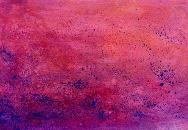Mor ve mavi Splattered akrilik boya dokusu