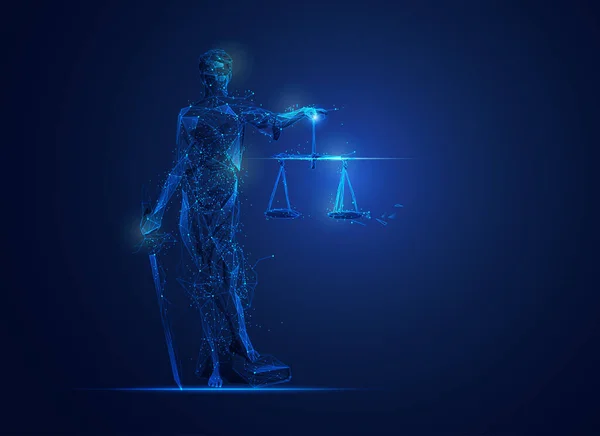 Themis 'in (adalet tanrıçası) elementlerle çokgen şeklinde grafiği 