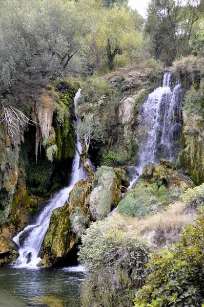 Hermosa Cascada Kravica Bosnia Herzegovina Popular Zona Natación Picnic Para — Foto de Stock