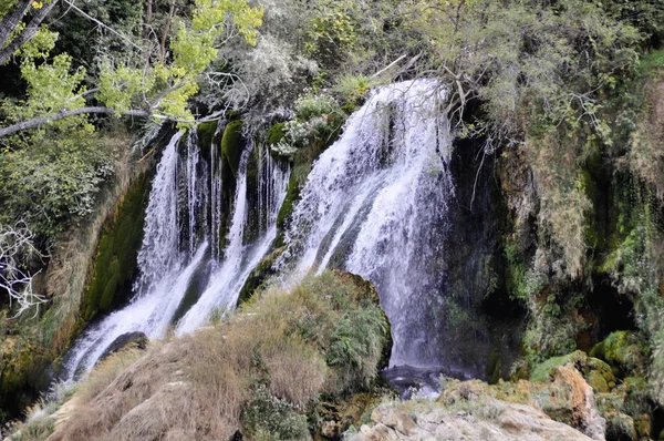 Krásný Vodopád Kravica Bosně Hercegovině Populární Plavání Piknik Oblast Pro — Stock fotografie