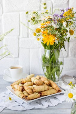 Masada erik reçelli ev yapımı kruvasanlar..