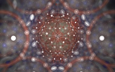 Web tasarımı ve bilgisayar grafiklerinde kullanılmak üzere çeşitli tonlar ve renklerin soyut geometrik şekilleri şeklinde dijital resim oluşturuldu.