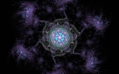 Web tasarımı ve bilgisayar grafiklerinde kullanılmak üzere çeşitli tonlar ve renklerin soyut geometrik şekilleri şeklinde dijital resim oluşturuldu.