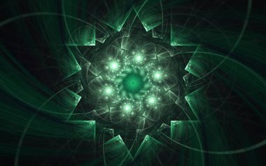 Web tasarımı ve bilgisayar grafiklerinde kullanılmak üzere çeşitli tonlar ve renklerin soyut geometrik şekilleri şeklinde dijital resim oluşturuldu.