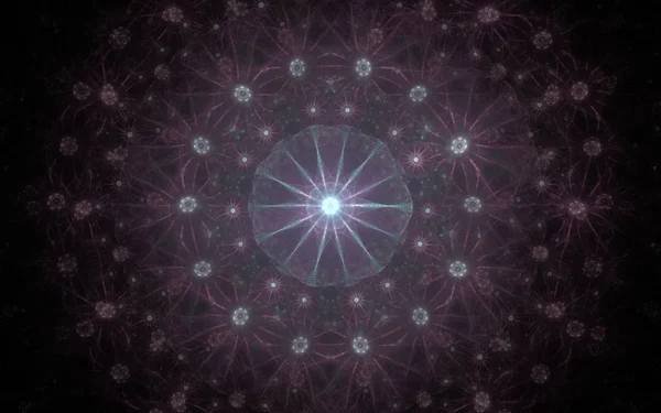 Ψηφιακή Παραγόμενη Εικόνα Μορφή Αφηρημένων Γεωμετρικών Σχημάτων Διαφόρων Αποχρώσεων Και — Φωτογραφία Αρχείου