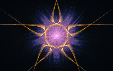 Web tasarımı ve bilgisayar grafiklerinde kullanılmak üzere çeşitli tonlar ve renklerin soyut geometrik şekilleri şeklinde dijital resim oluşturuldu