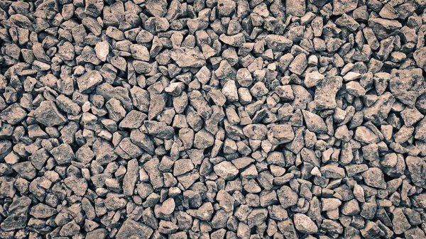 Obraz tła kamieni gruzu zbliżenie ułożone na szczycie każdego innego brązowy odcień — Zdjęcie stockowe