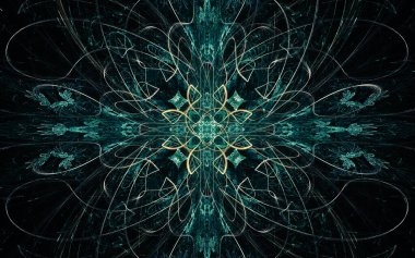 güzel soyut geometrik şekillerden oluşan bir bilgisayarda dijital resim oluşturuldu, bir arkaplan resmi veya web tasarımı için farklı renk çizgileri.