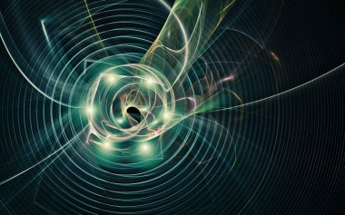 güzel soyut geometrik şekillerden oluşan bir bilgisayarda dijital resim oluşturuldu, bir arkaplan resmi veya web tasarımı için farklı renk çizgileri.