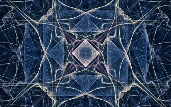 ウェブデザインやコンピュータグラフィックスで使用される様々な色合いや色の抽象的な幾何学的形状のデジタル生成画像 — ストック写真