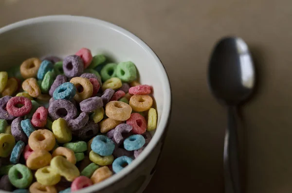 Color cereal in the morning