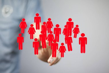 El ekip çalışması içinde belgili tanımlık perde