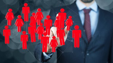 El ekip çalışması içinde belgili tanımlık perde